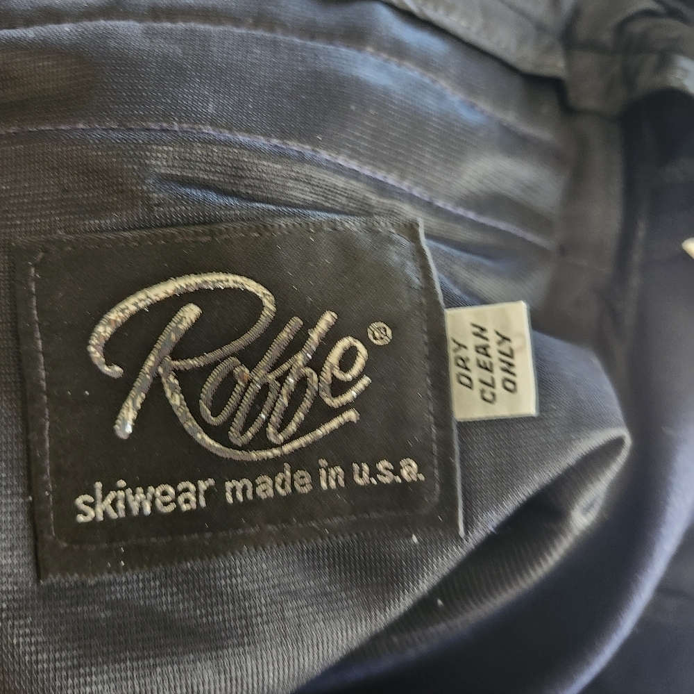 Roei Navy and Gray Padded Pants Ski Pants - Picture 3 of 3